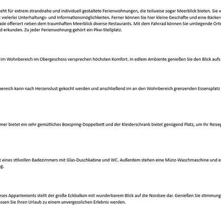 Schloss Am - Duenenstr 25, App 8